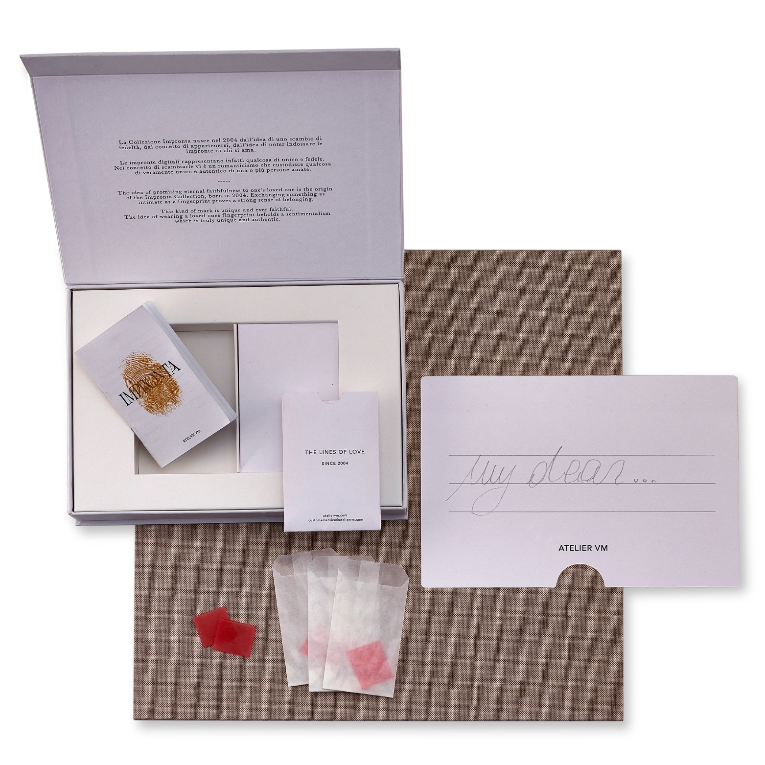TURN THE FINGERPRINTS OF YOUR LOVED ONES INTO GOLD