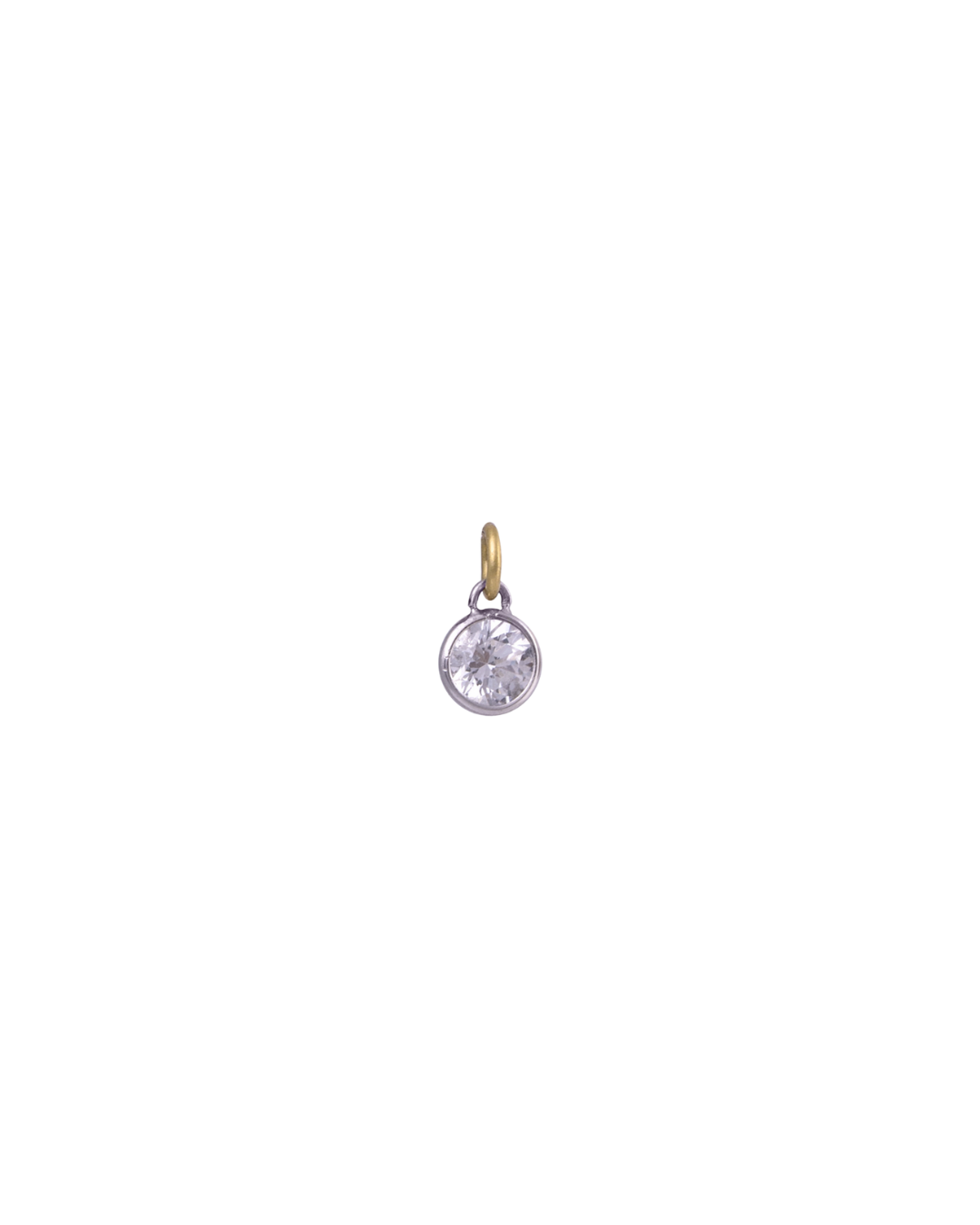 Mantra White Diamond Charm
