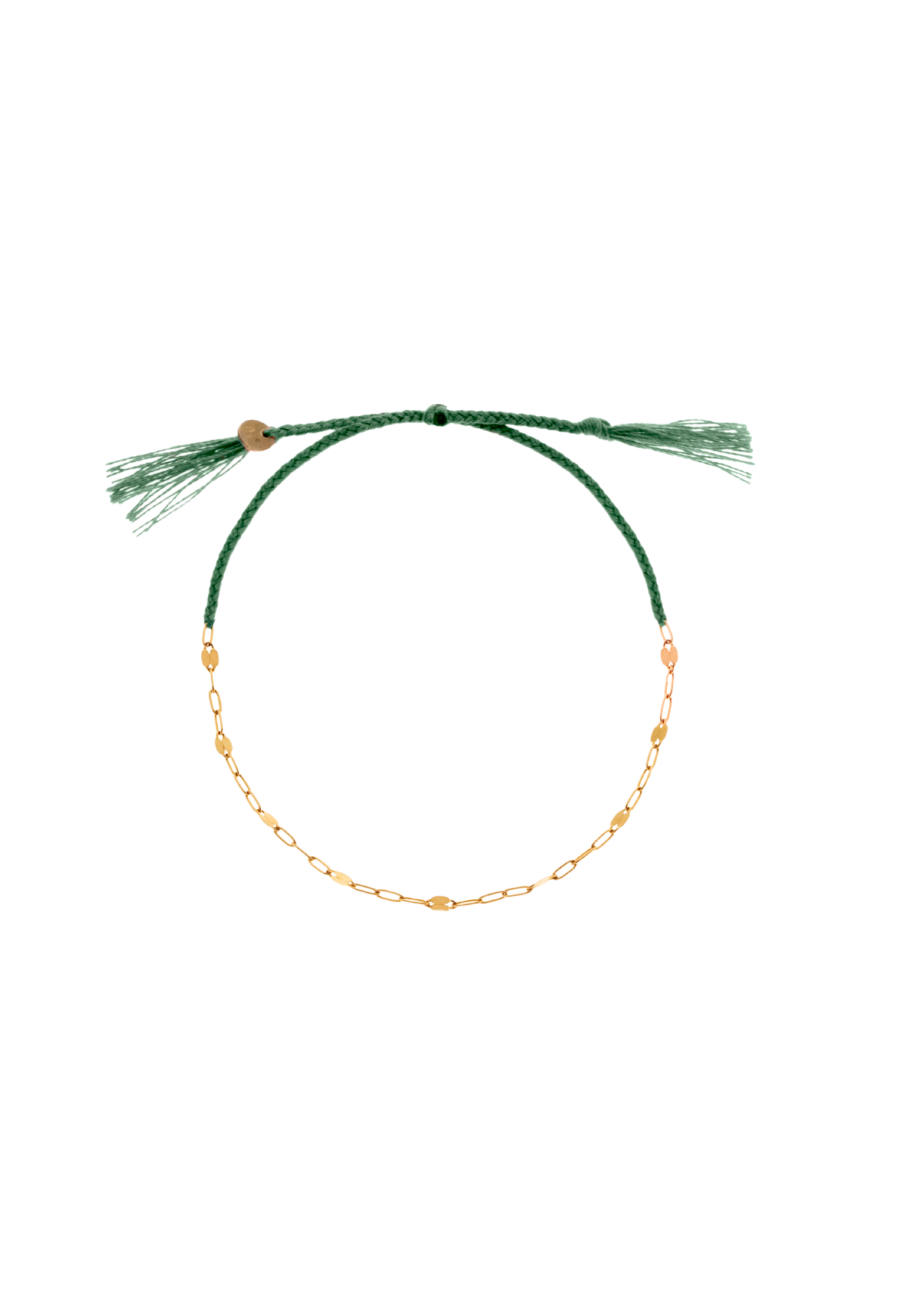 Tea Oval Chain Bracelet