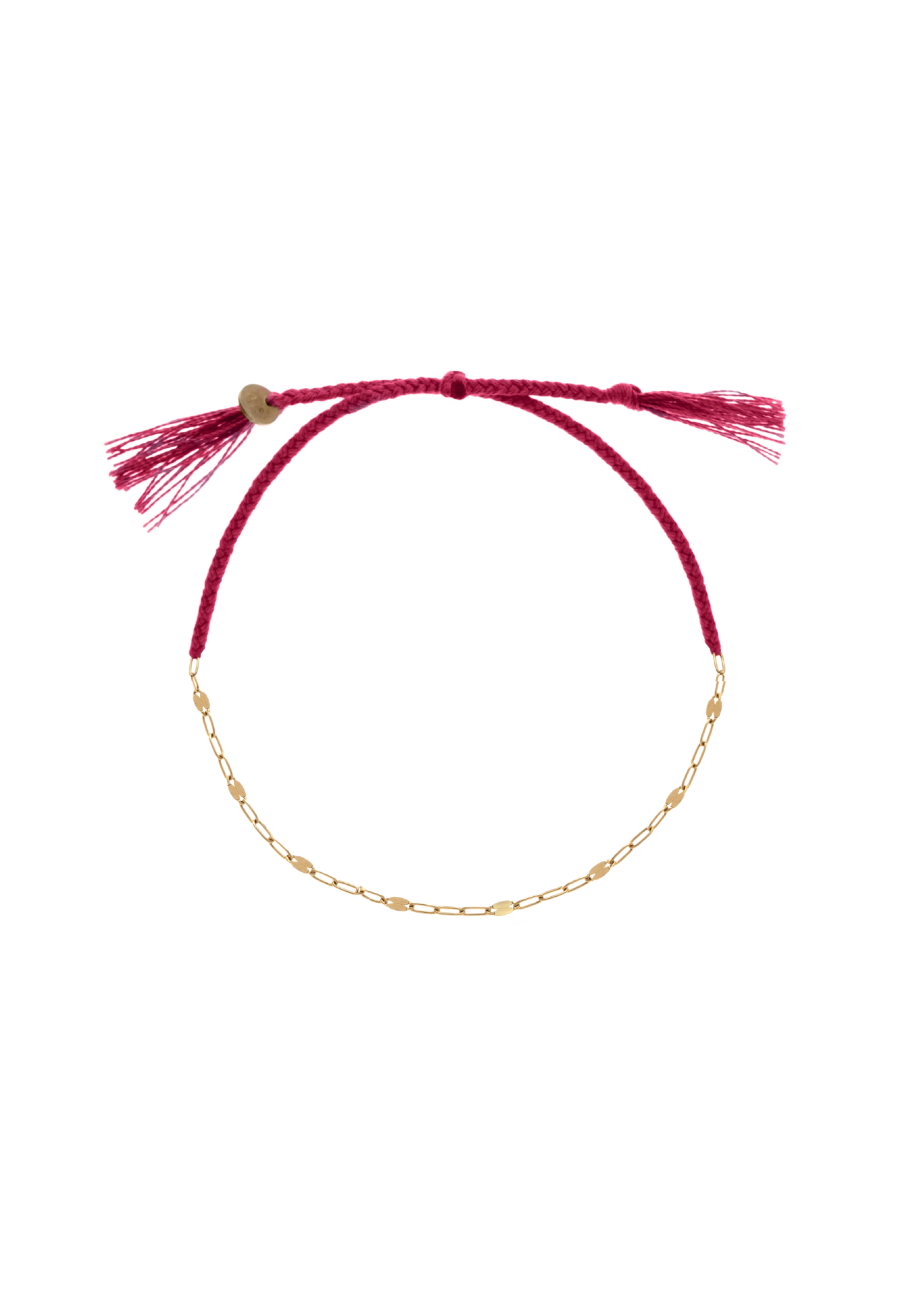 Tea Oval Chain Bracelet