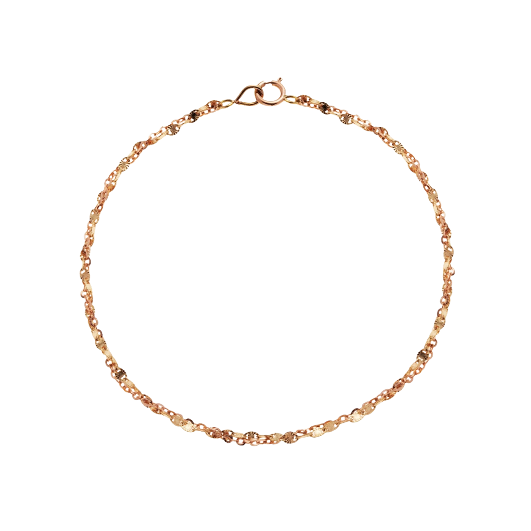 Treccia Yellow and Rose Gold Bracelet