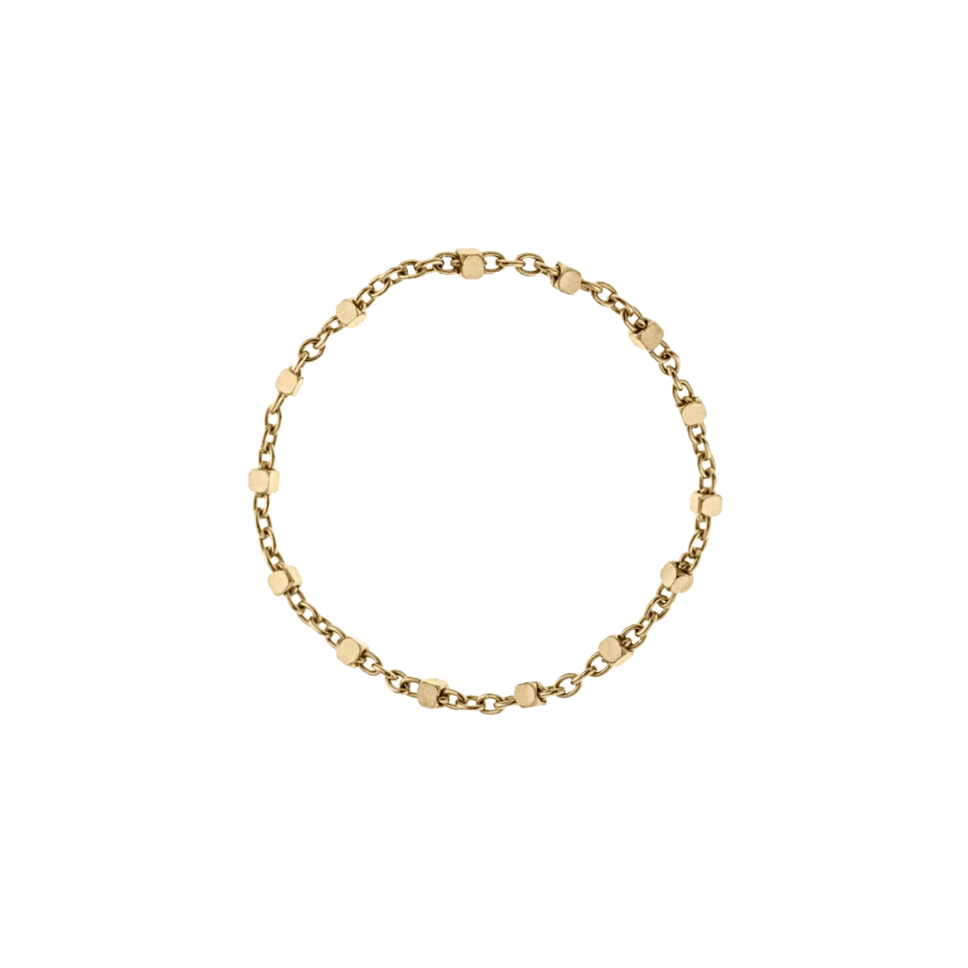 Delizioso Squared Chain Ring